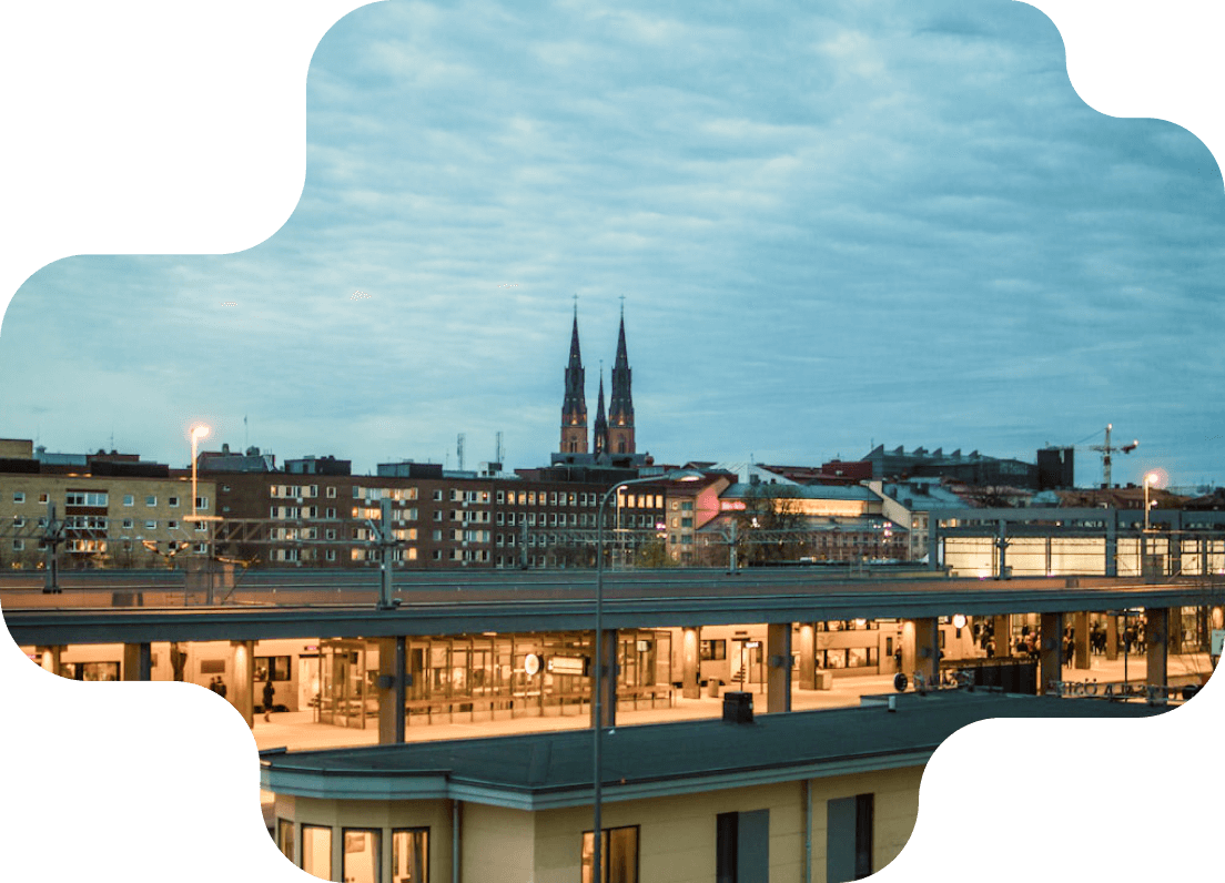A view over Uppsala