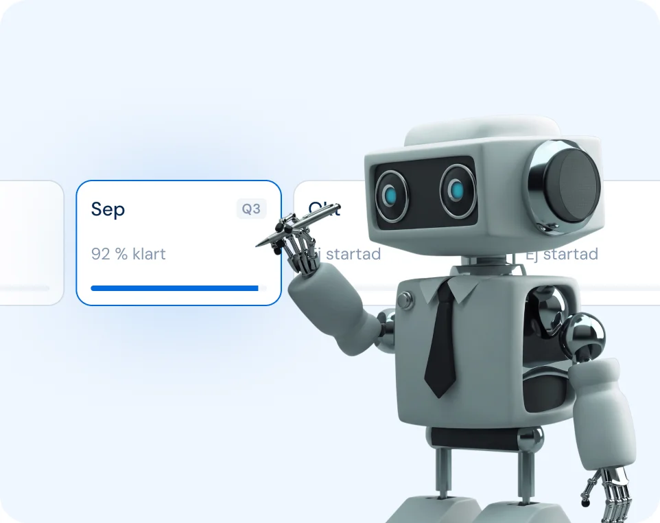 Lerry-roboten bockar av stängningsperioder i Lerry Bokslut
